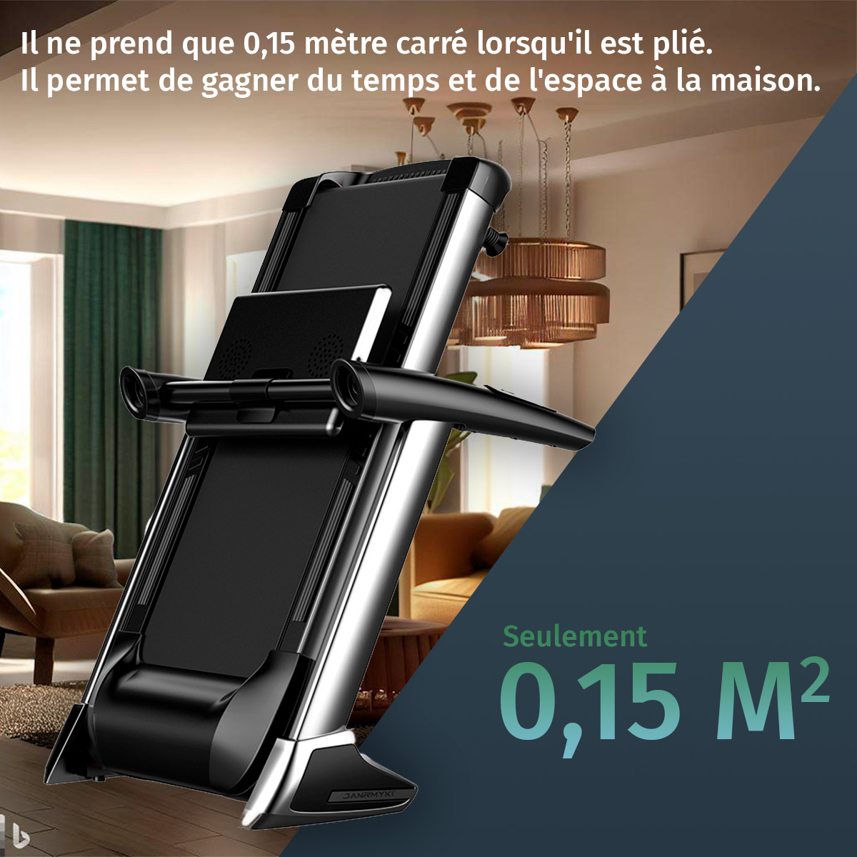 Tapis de Course Intelligent Clover Fitness A8 Vitesse maximum 13 km/h Bluetooth à Prix Carrefour