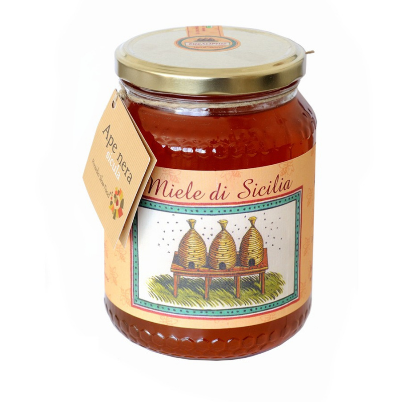 image: Image: Miel D'eucalyptus Tardif Abeille Noire Sicilienne 1 Kg