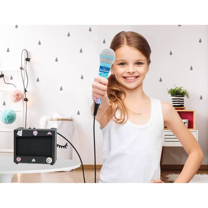 La Reine Des Neiges Enceinte Karaoké Avec Micro Lexibook