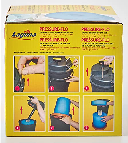 Laguna Lot De 4 Filtres En Mousse De Rechange Pour Laguna Pressure-flo 5000 Et 6000