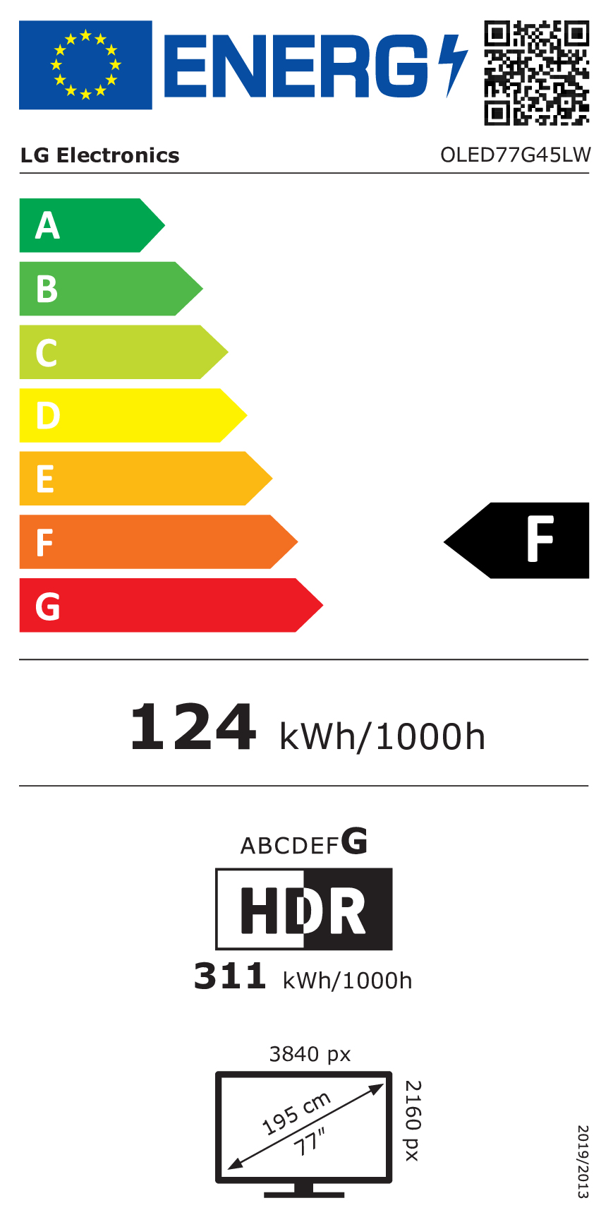 LG OLED77G45LW 195,6 cm (77'') 4K Ultra HD Smart TV Wifi Argent