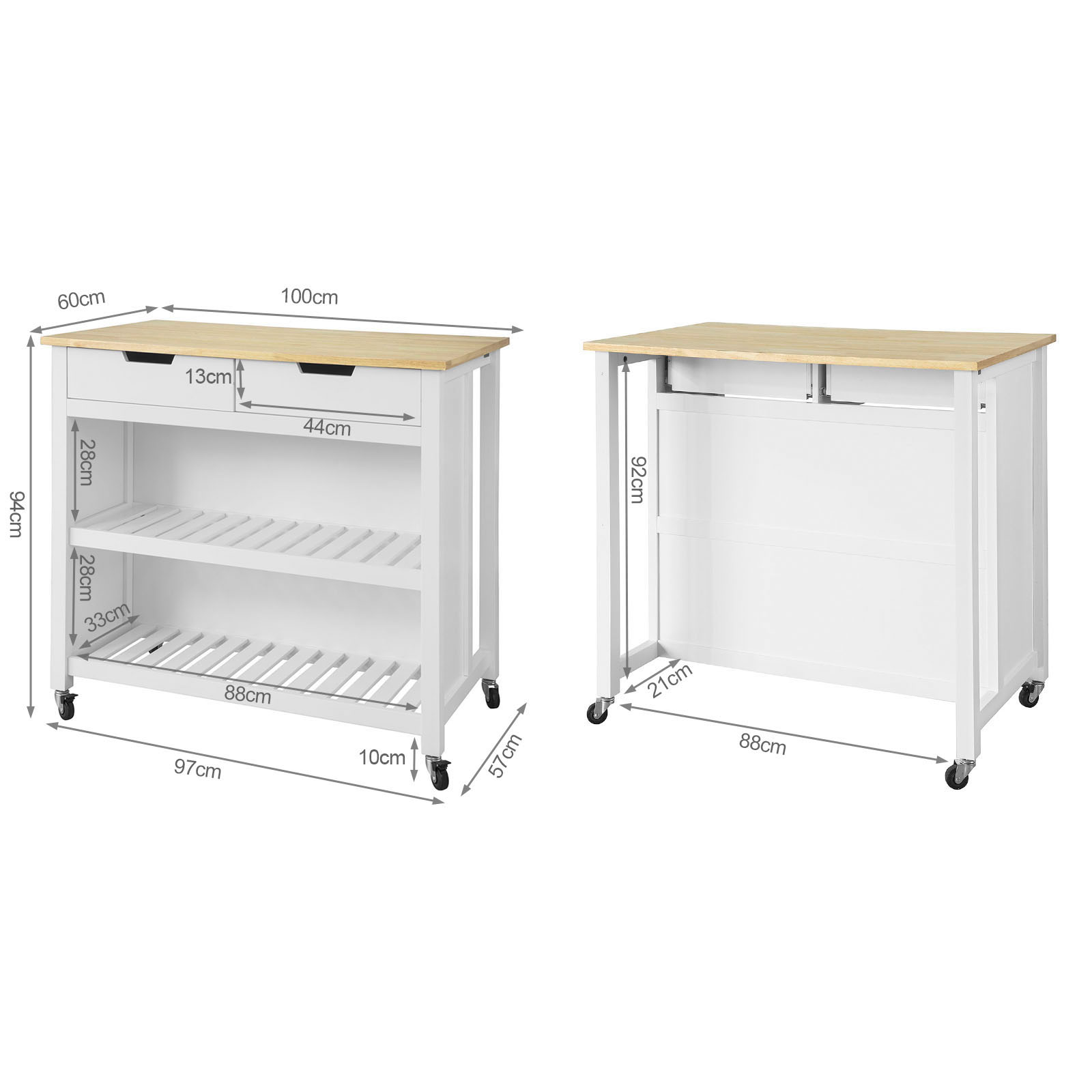 Desserte Roulante Fkw74-wn