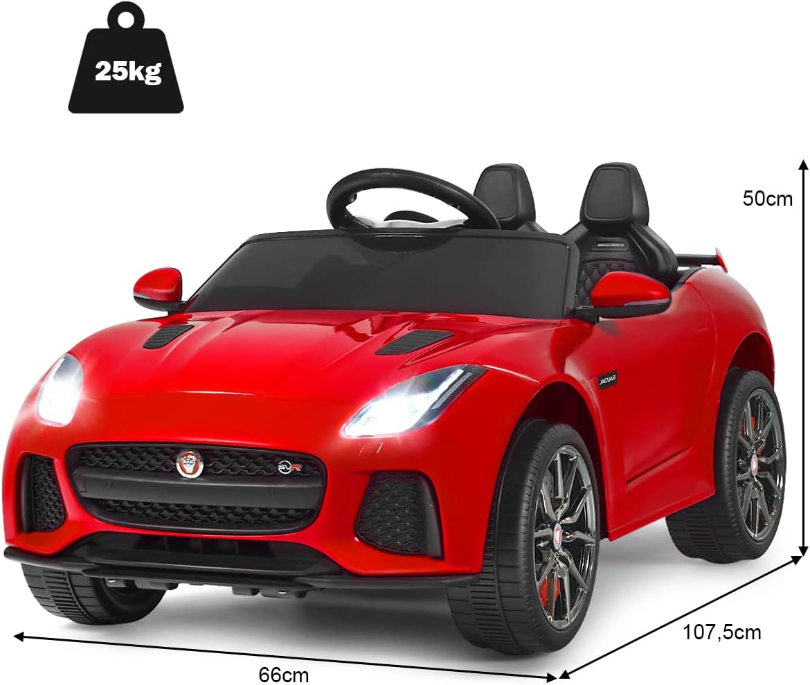 Voiture Électrique 12v Pour Enfants 3-8 Ans, Avec Télécommande 2.4g
