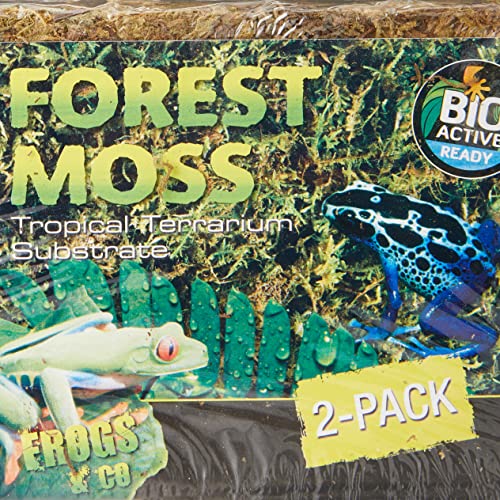 Exoterra Set De 2 Substrats Mousse De Forêt Pour Reptile/amphibien 7 L