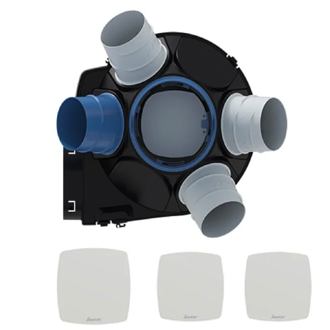 Kit Vmc Simple Flux Autoréglable À Détection D'humidité Agalina