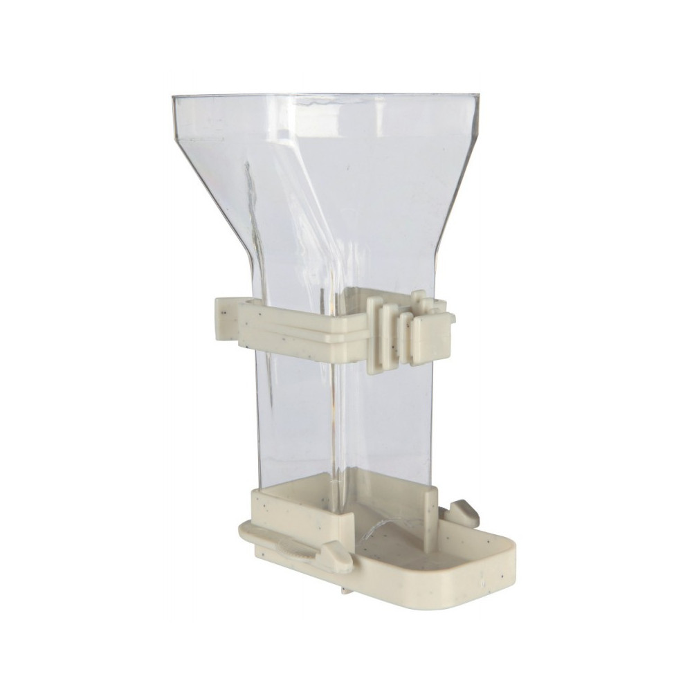 Distributeur De Nourriture, Plastique 150 Ml 12 Cm, Oiseaux. Couleur Aléatoire.