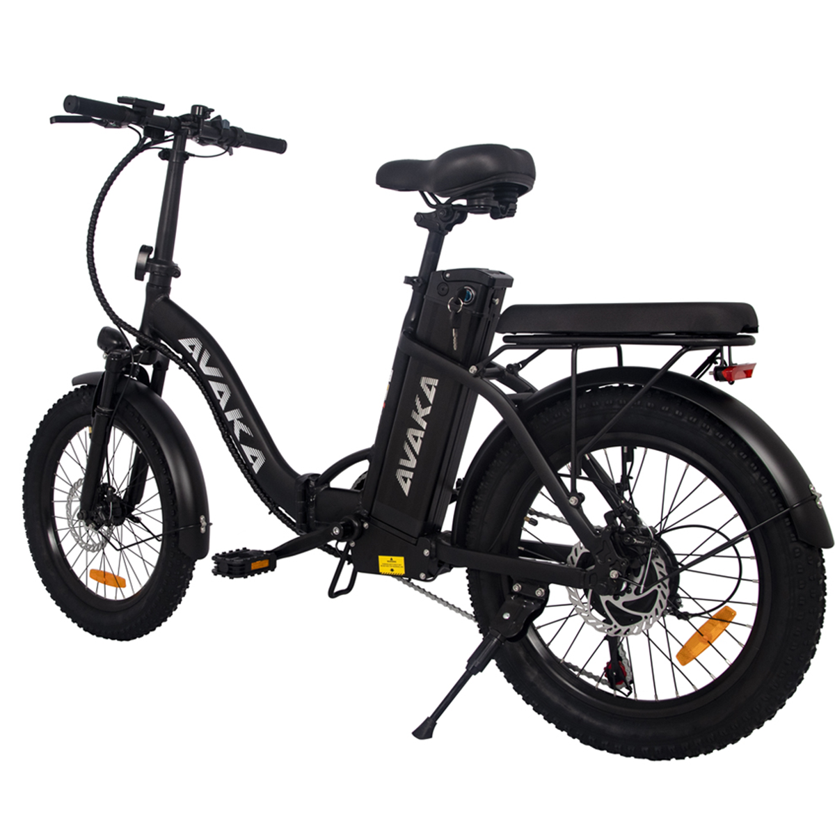 Vélo Électrique Pliable Avaka Bz20 Plus, Moteur 500 W, Batterie 48 V 15 Ah, Noir