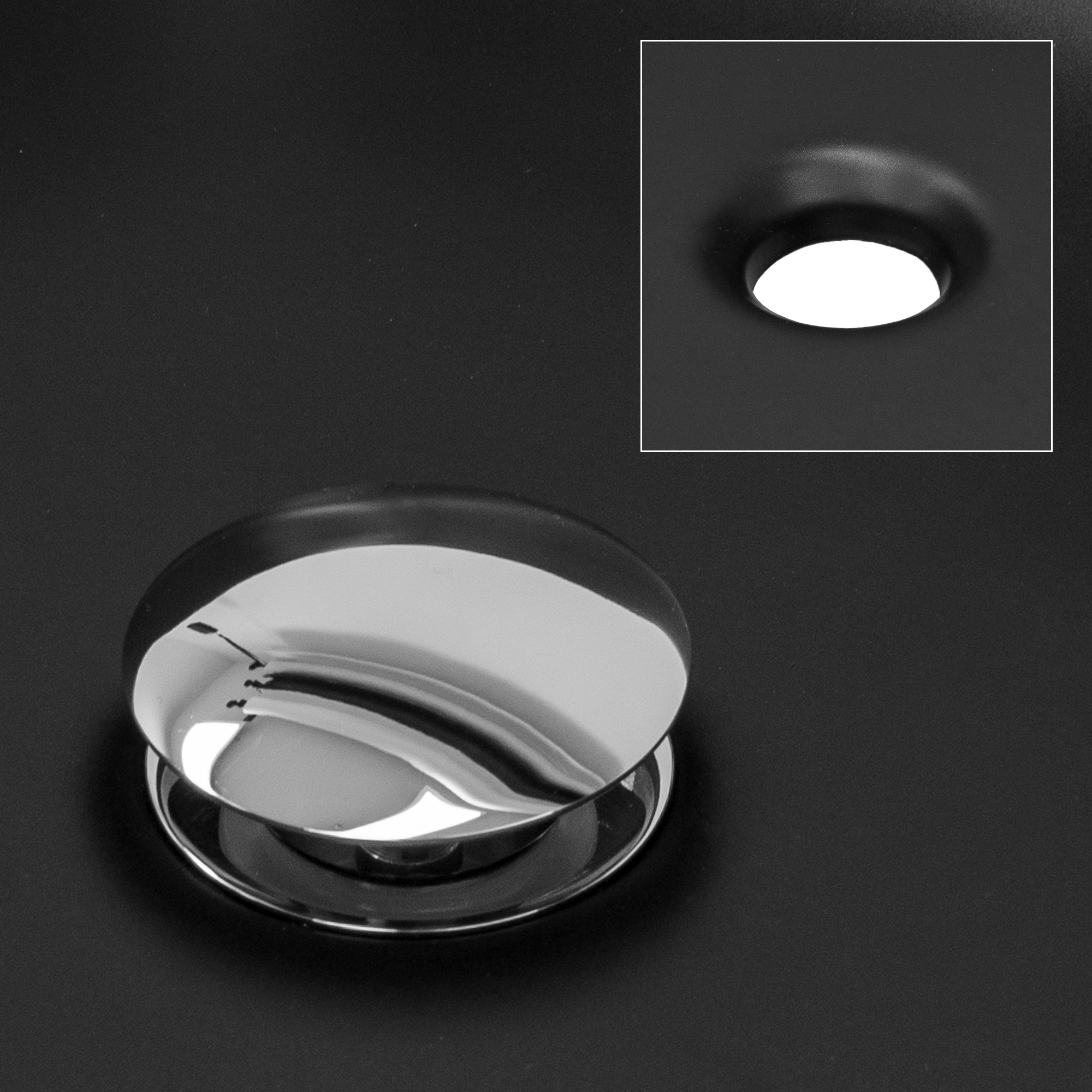 Lavabo À Poser Noir Céramique Lave-mains Salle De Bain Toilette 410x335x145 Mm