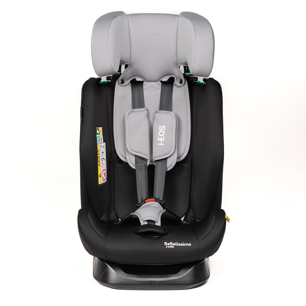 Bebelissimo  - Siège Auto I-size  - Groupe 0+/1/2/3 - (0-36kg) -  Inclinable - 40 -150cm - I-eos - Gris
