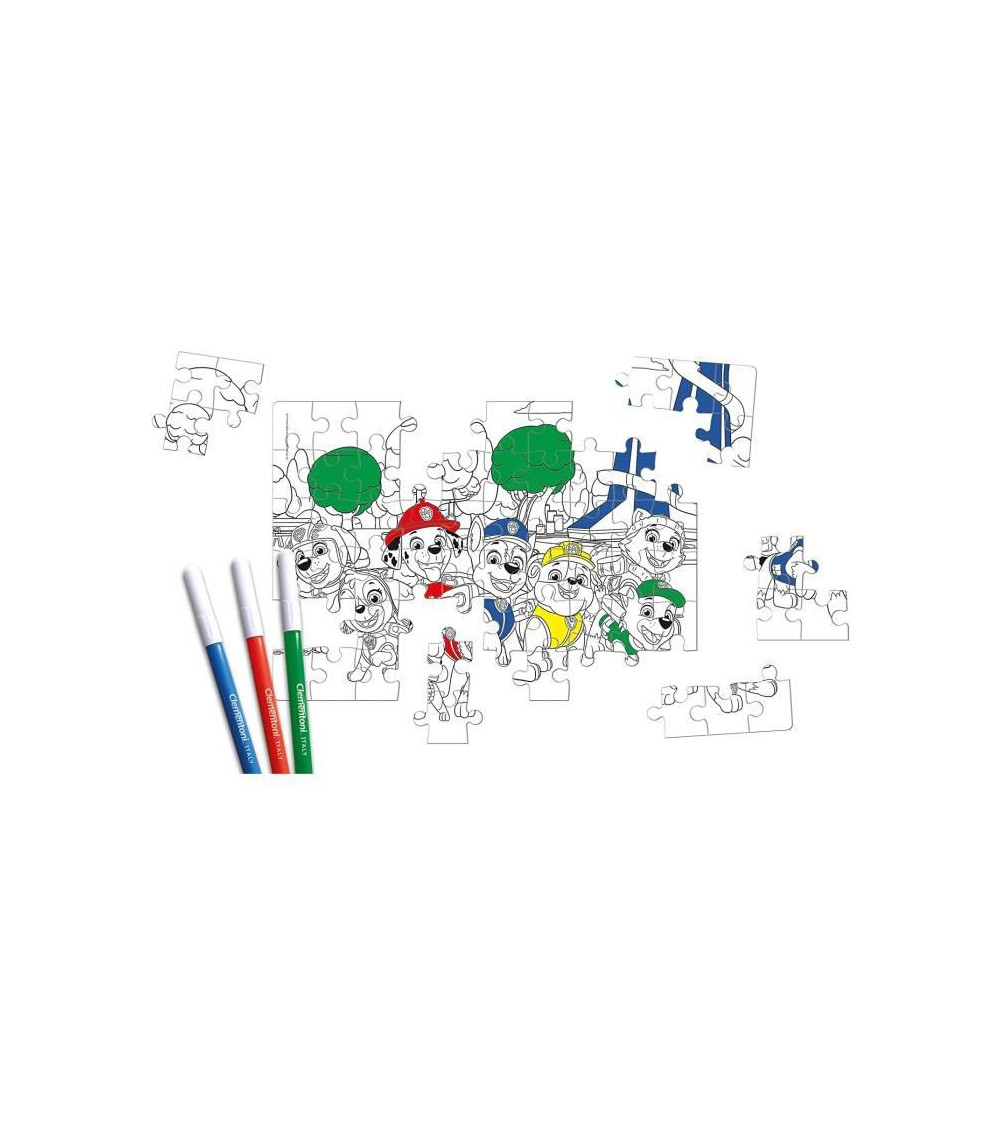 Clementoni - 26097 - Pat'patrouille - 60 Pieces A Colorier