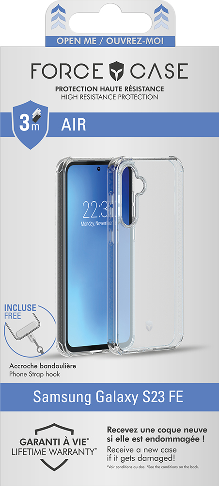 BIG BEN FCAIRGS23FET coque de protection pour téléphones portables 16,3 cm (6.4'') Housse Transparent Samsung Galaxy S23 FE