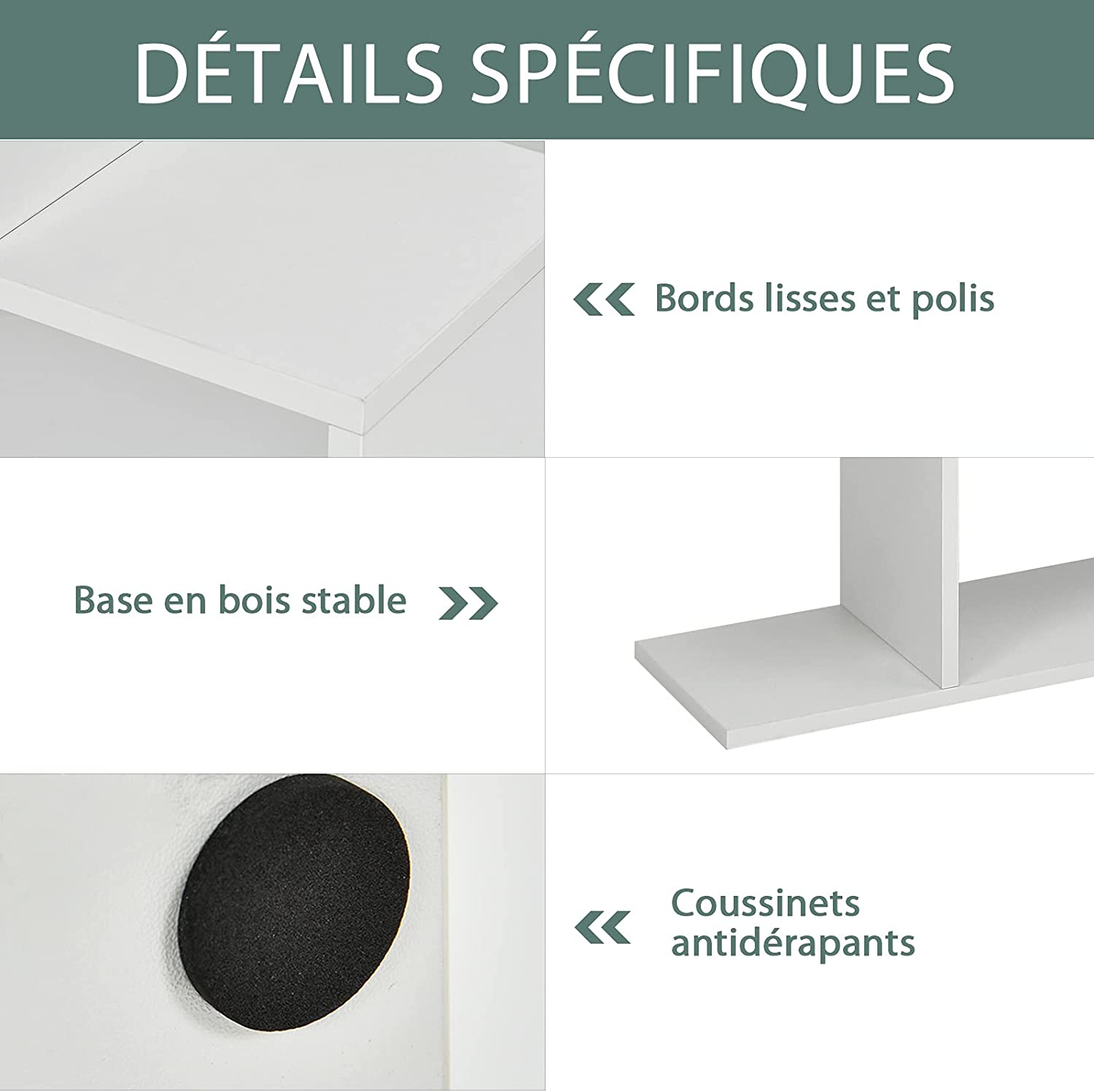 Bibliothèque/étagère De Rangement À 6 Niveaux-80x23x191 Cm