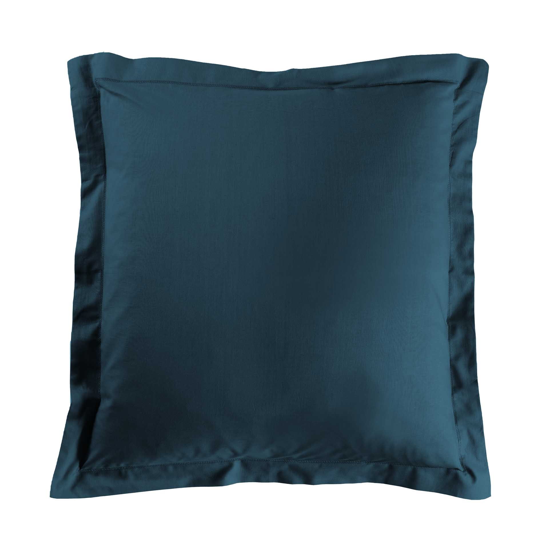 Taie D Oreiller X Cm Couleur Emotion Bleu Prix Carrefour