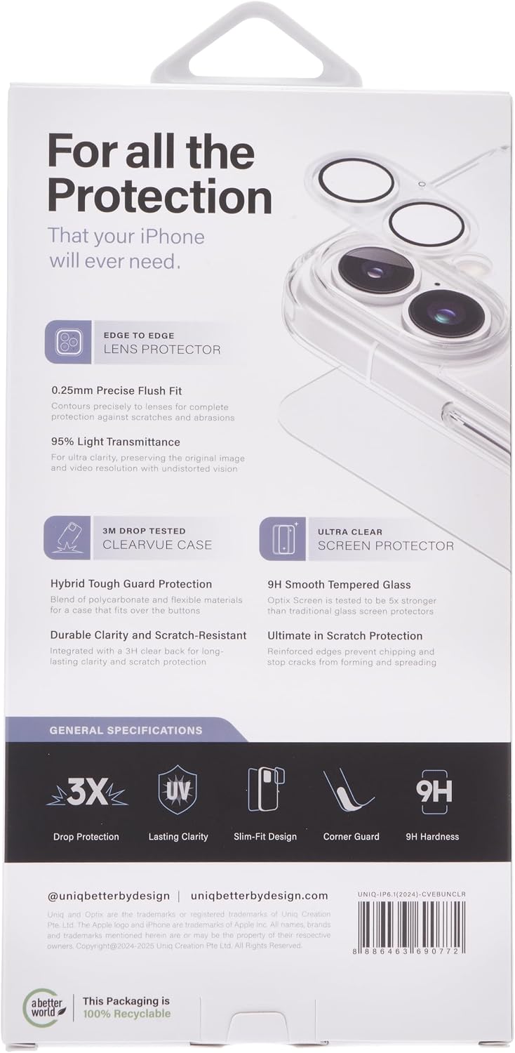 Uniq iPhone 16 Back Cover Mobile Case