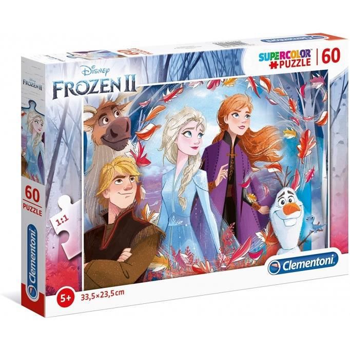Clementoni - 26058 - 60 Pieces - La Reine Des Neiges 2