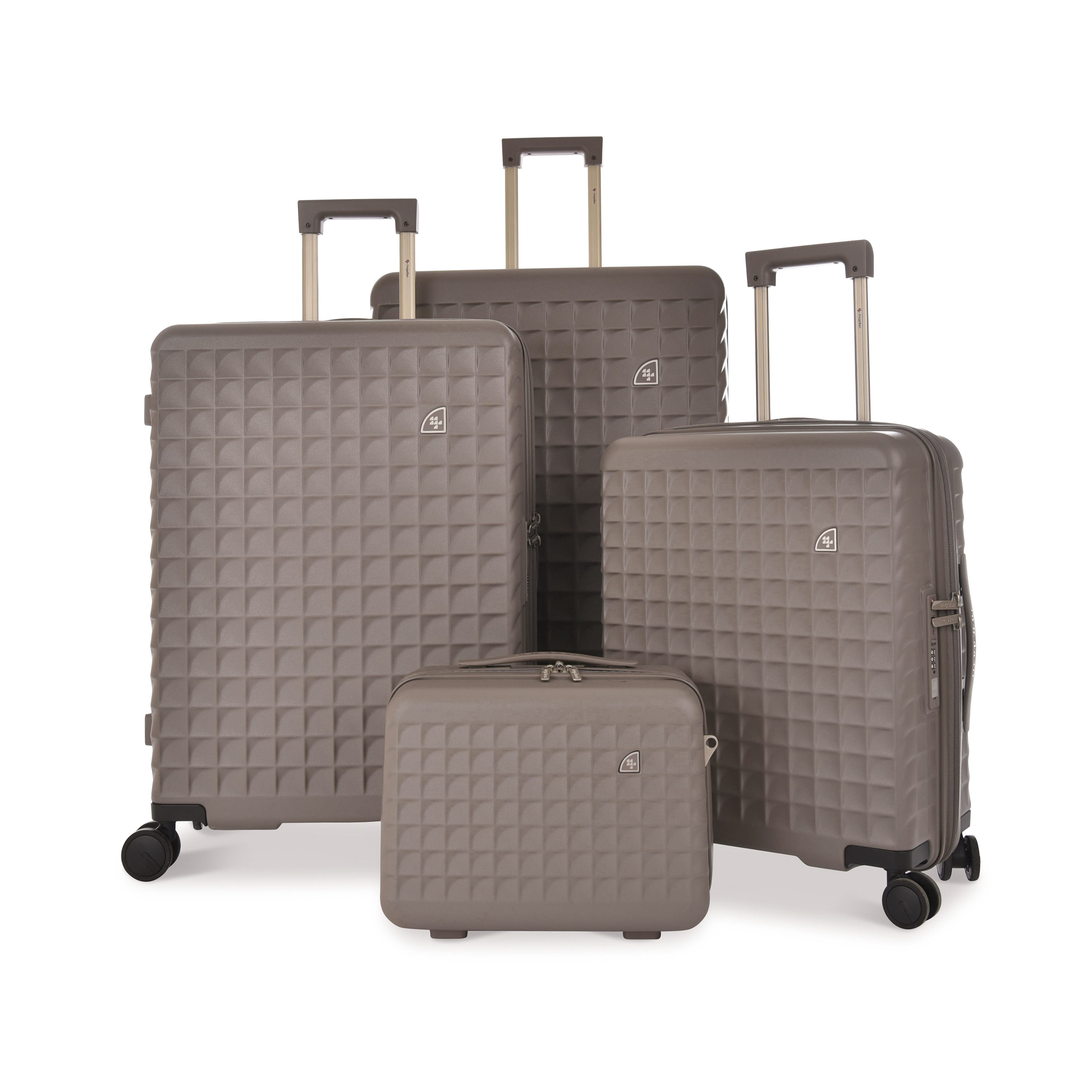 Magellan Luggage Set (16"/20"/24"/28"),4 Pieces,Brown