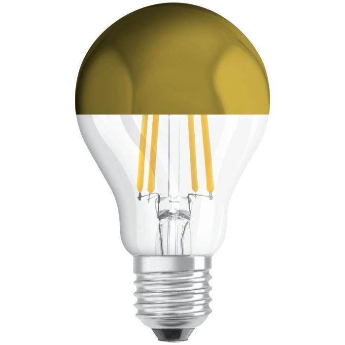 Osram Ampoule Led Standard Clair Filament Mirror Or 4w=37 E27 Chaud