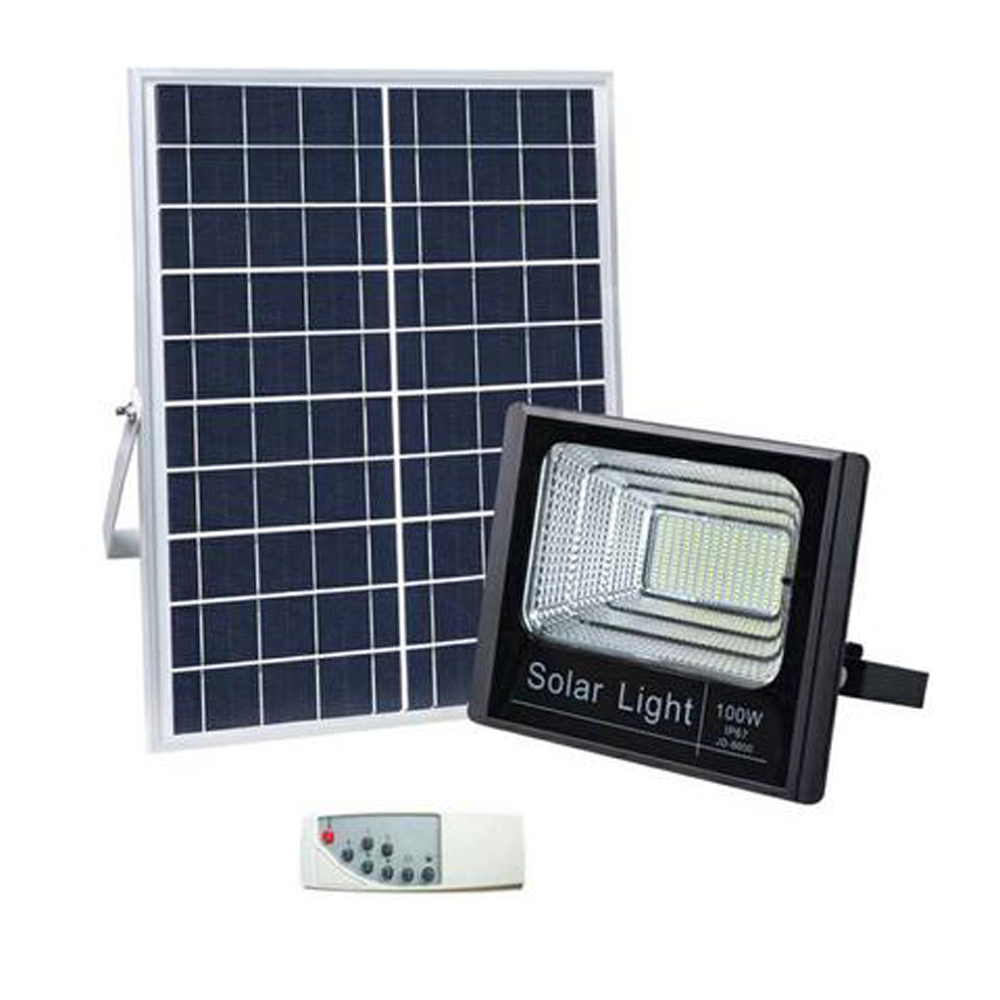 SQI. 100W LED Solar Floodlight Waterproof