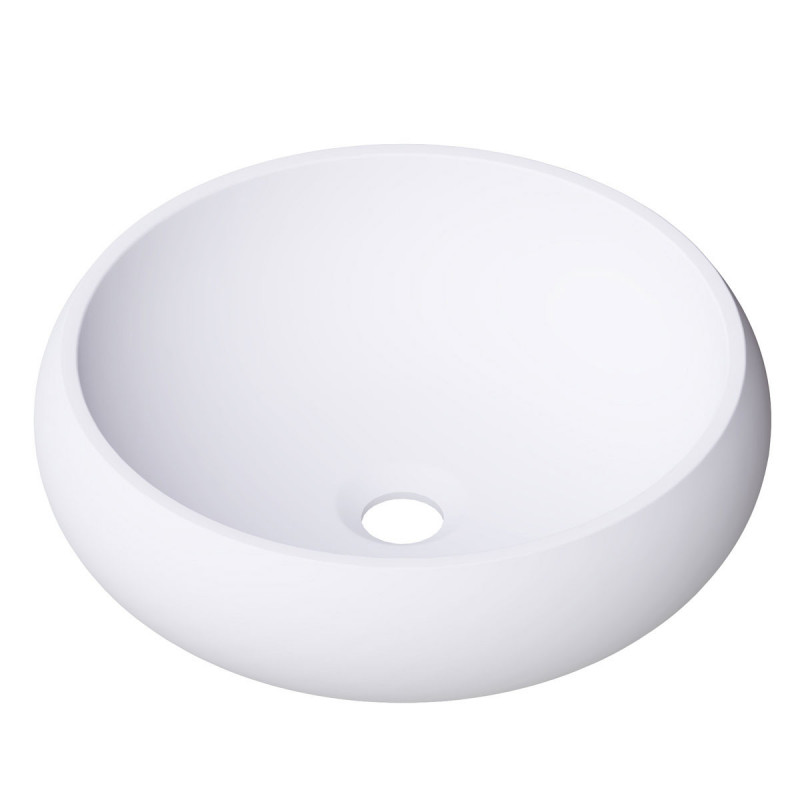 Sanycces - Lavabo Rondo 40cm Sur Comptoir à Prix Carrefour