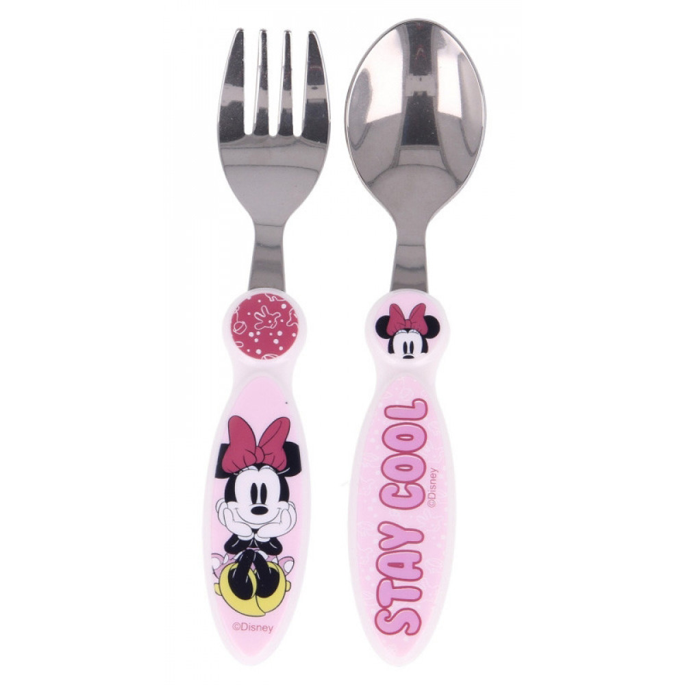 Stor - Coffret De 2 Couverts Bébé - Minnie