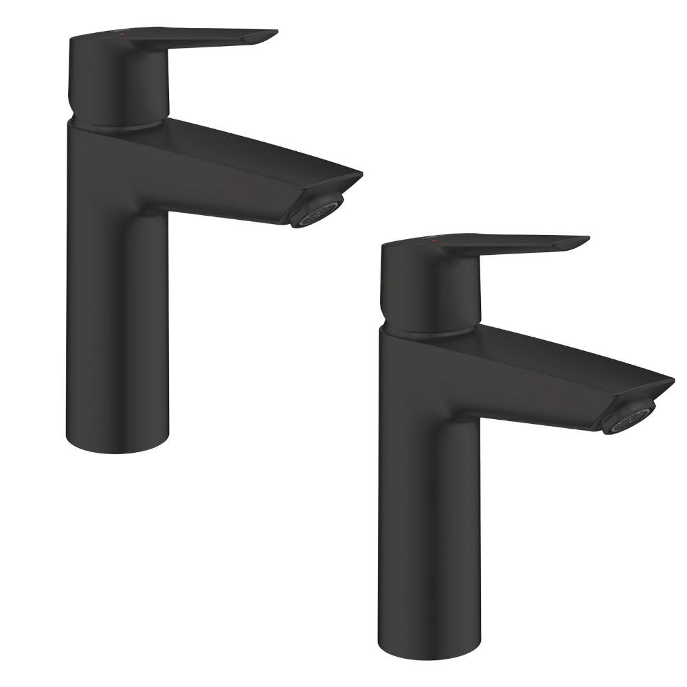 Lot De 2 Mitigeurs Lavabo Grohe Start Noir M