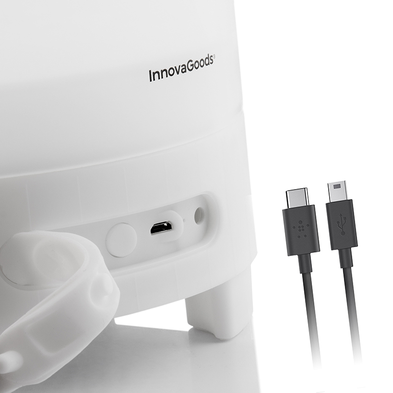 Innovagoods Seau À Glaçons Led Avec Haut-parleur Rechargeable Sonice Pp