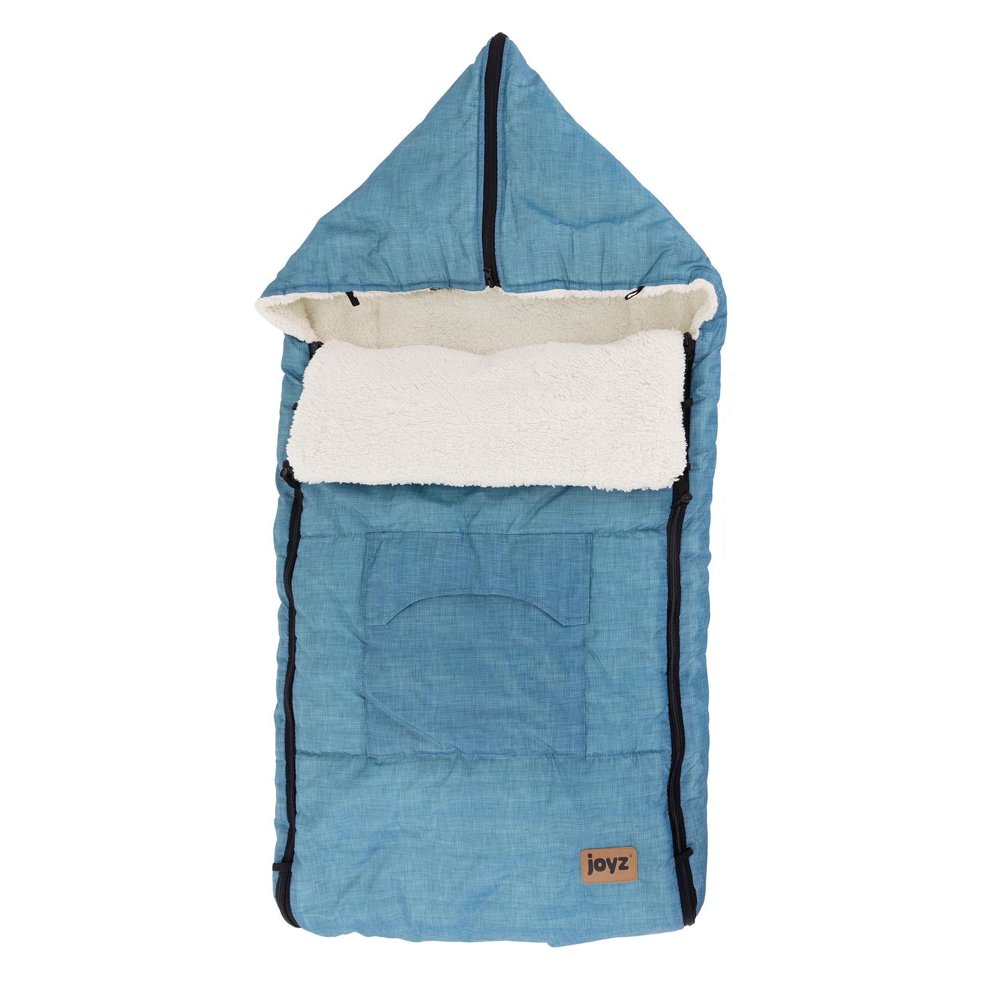Chancelière Pour Bébé , Polyester, 94 X 48 X 10 Cm, Bleu Jean Joyz ECD GERMANY