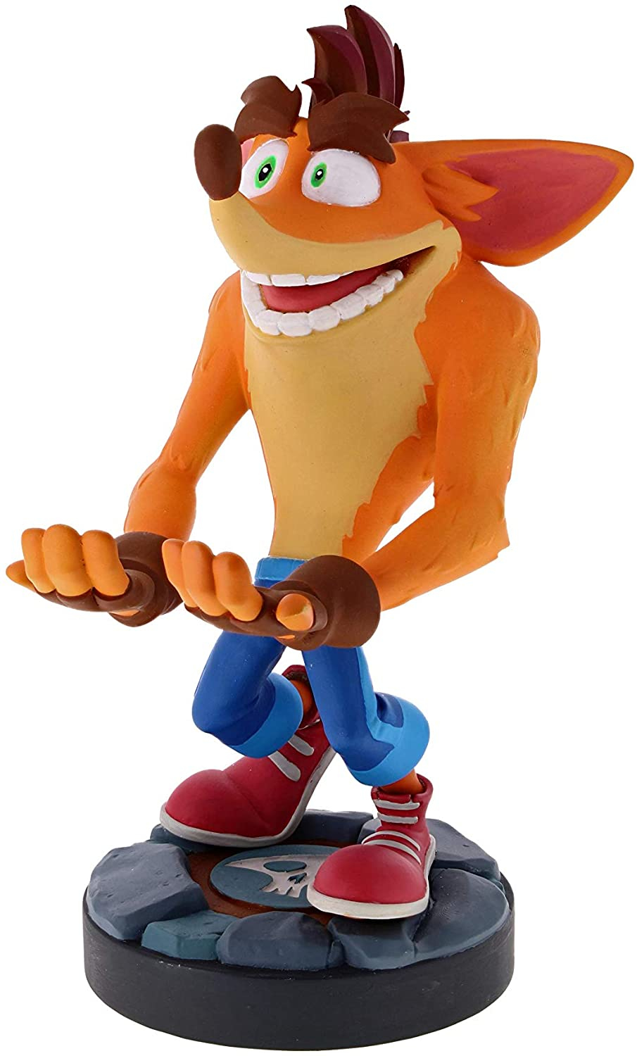 Figura de acción Crash Bandicoot Quantum - Soporte y cargador para mando y smartphone - Exquisite Gaming