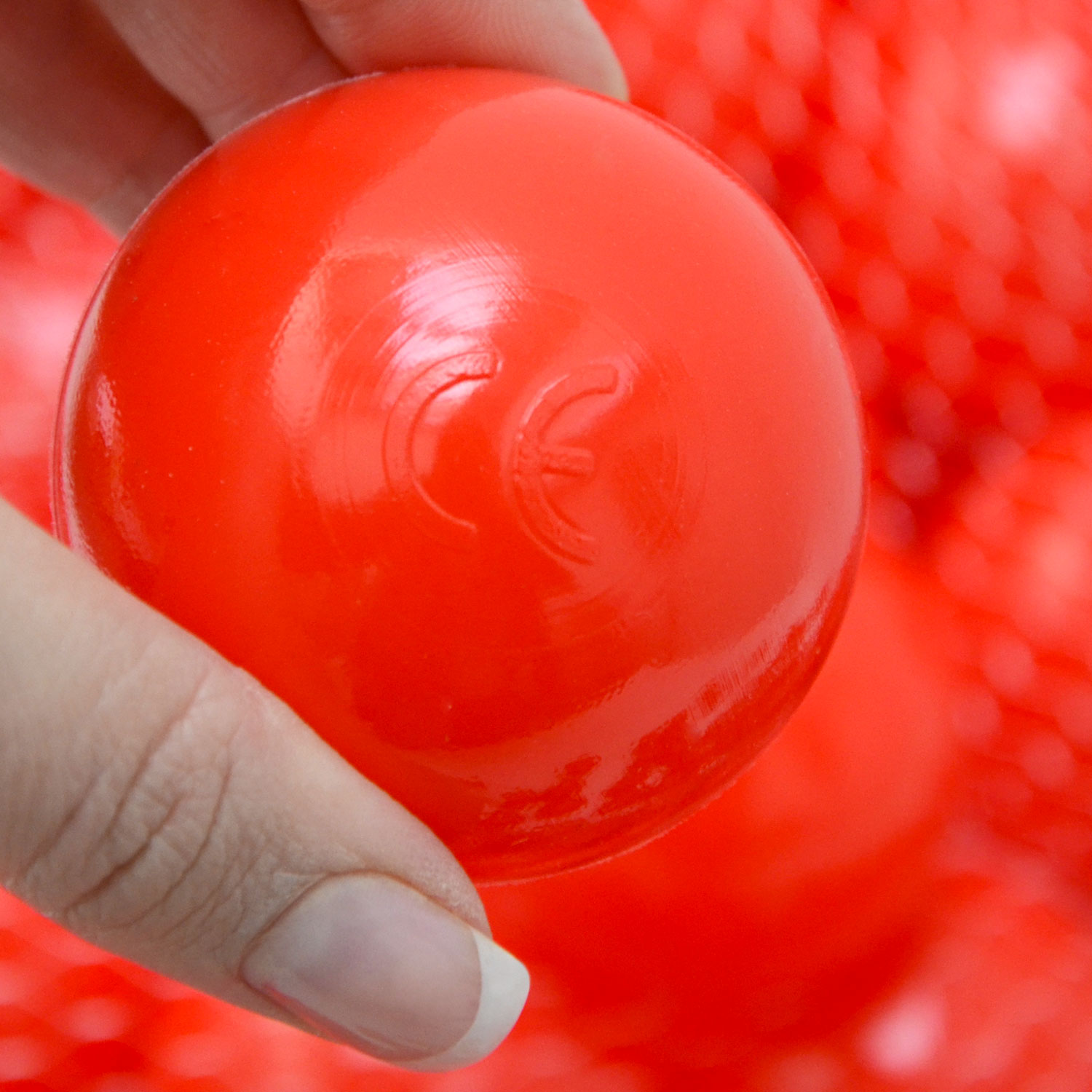 Littletom 50 Boules En Pe 5,5cm De Diamètre Pour Remplir Piscine Bébé Rouge