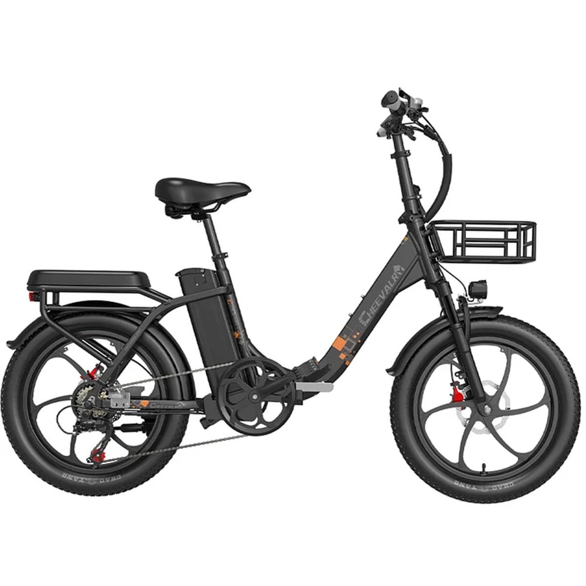 Vélo Électrique Pliable Cheevalry C20 Pro, 250 W, 48 V, 20 Ah, Max. 25 Km/h, Noir