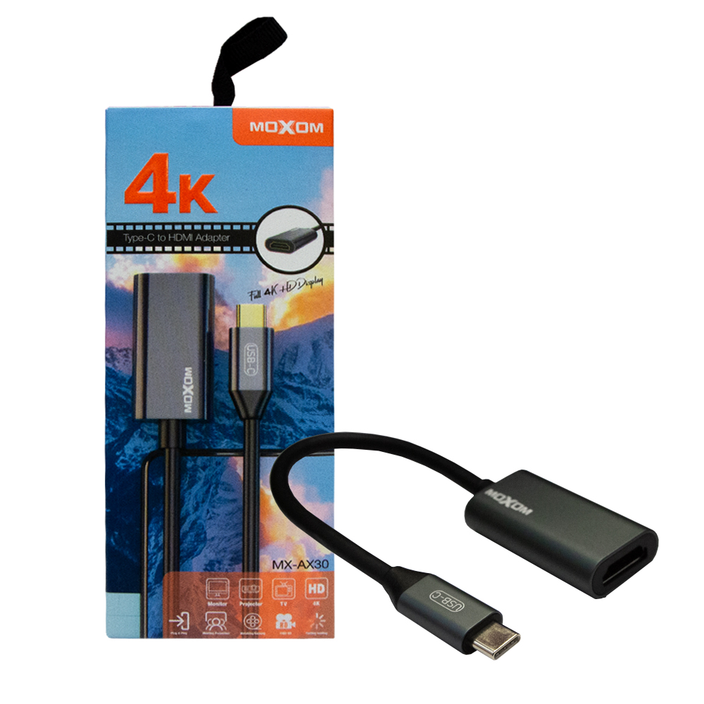 ADAPTOR - Moxom Type C to HDMI AX30