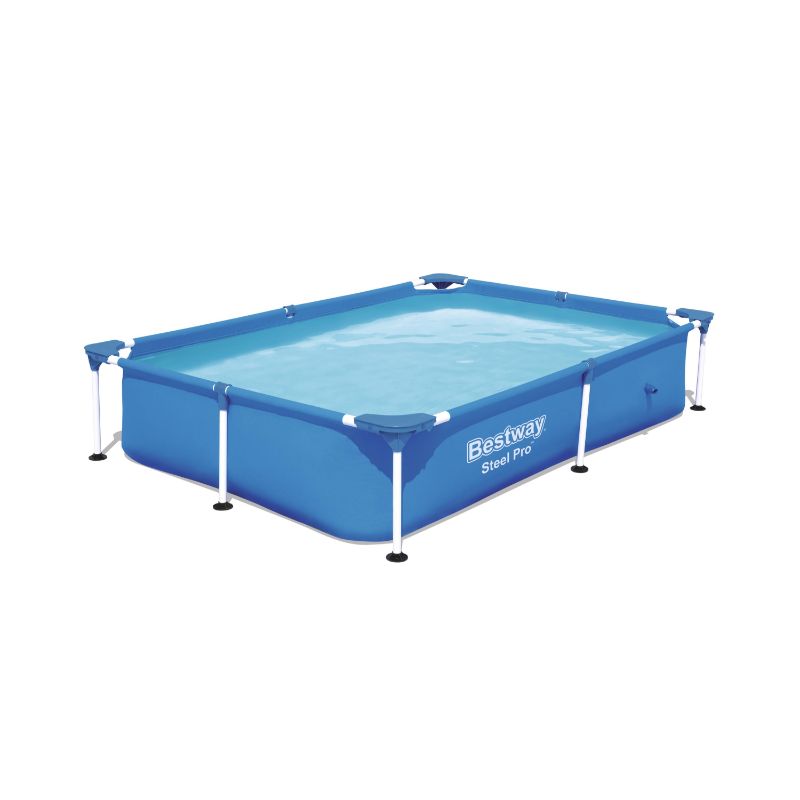 Bestway Framed Pool 4 Years And Above,4 Person,Blue,43 Cmx150 Cmx221 Cm