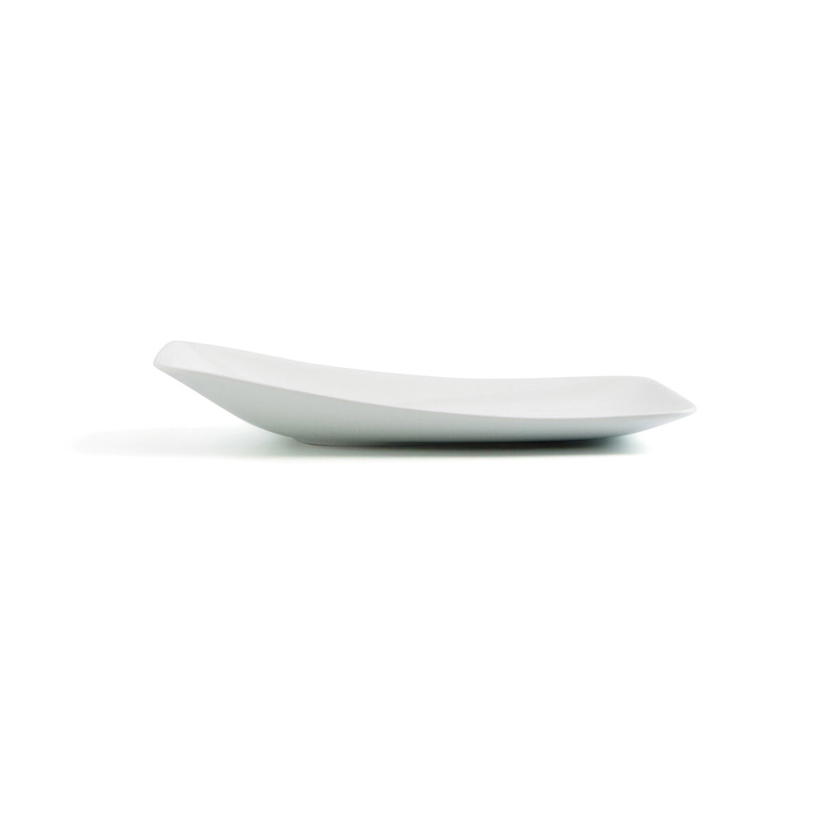 Assiette Plate Ariane Vital Rectangulaire Céramique Blanc (38 X 20,4 Cm) (6 Unités)