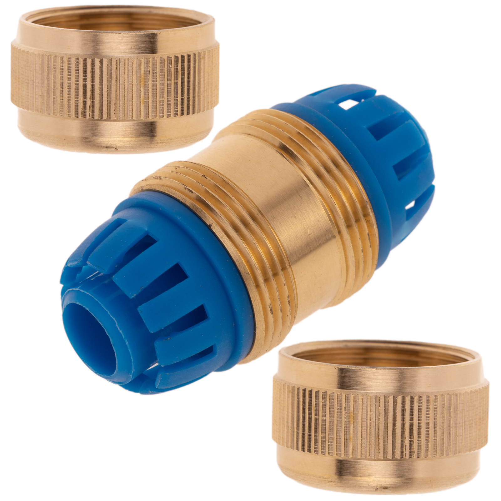 Tube De Réparation/Rallonge En Laiton 3/4" (19 Mm) - Pour Réparer Ou Prolonger Un Tuyau D'Arrosage Sans Remplacer - 13