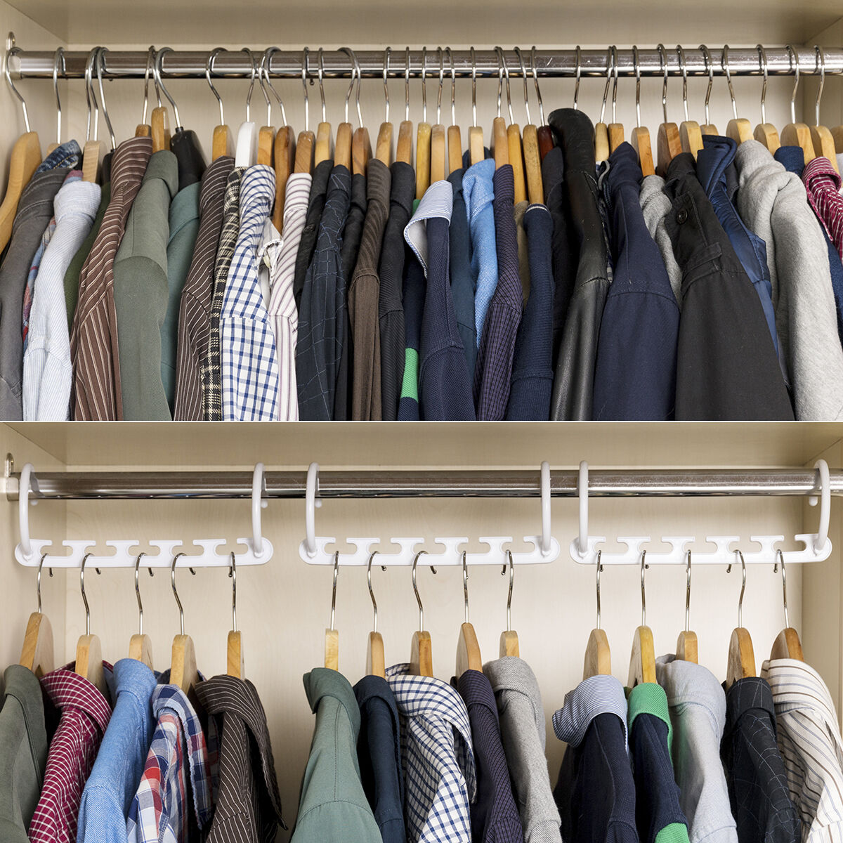Organisateur De Cintre Pour 40 Vêtements Plusrobe Innovagoods 24 Pièces