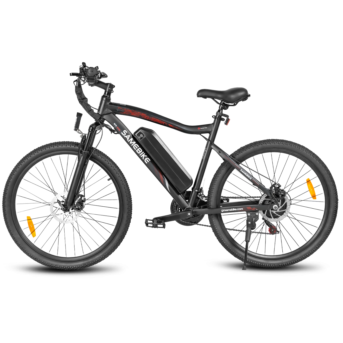 Vélo Électrique De Banlieue Samebike Sy26-ii, 500 W, 13 Ah, Shimano 21 Vitesses, Noir