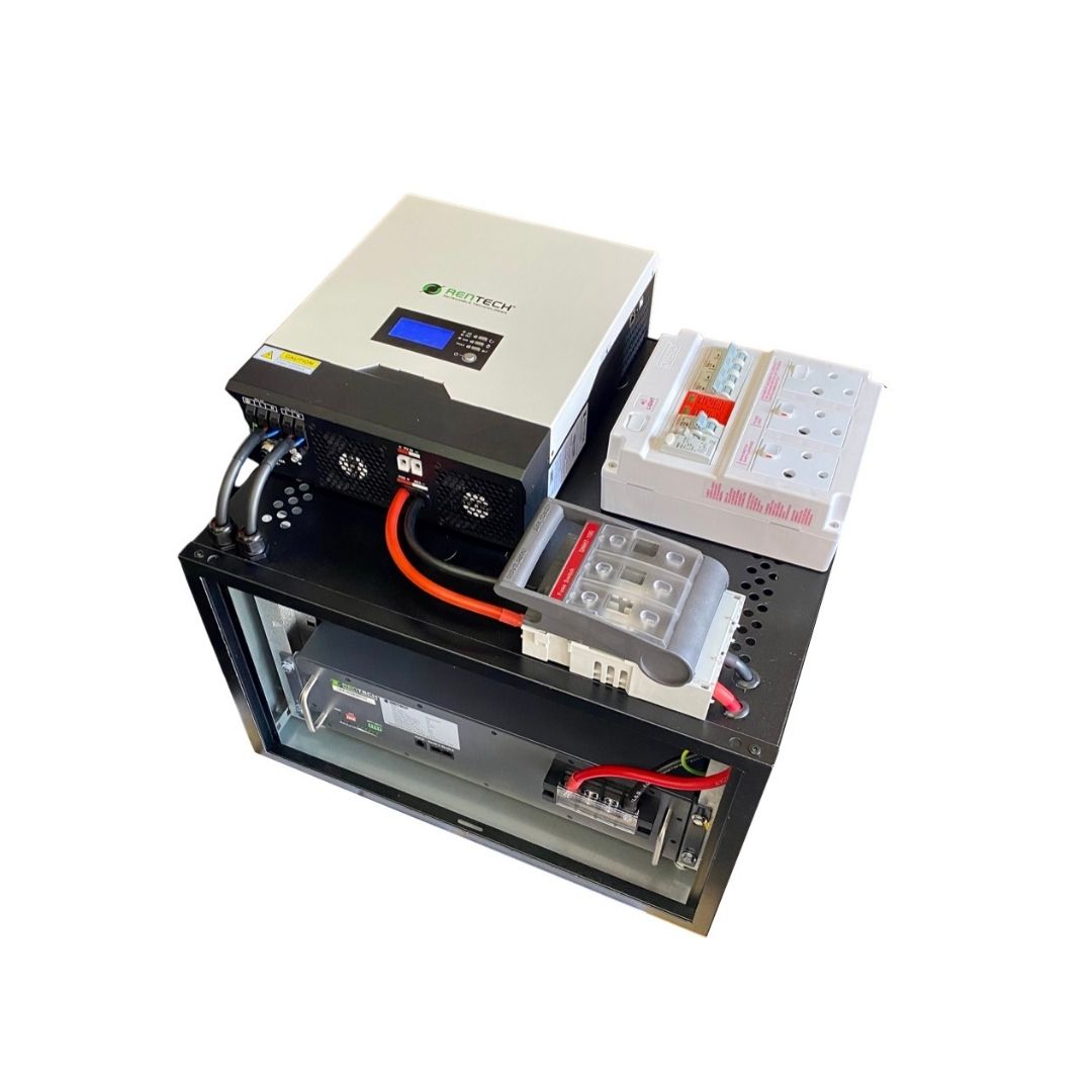 3kVa 5.12kWh Lithium-Ion Compact Power Station UPS - Uninterrupted Power Supply
