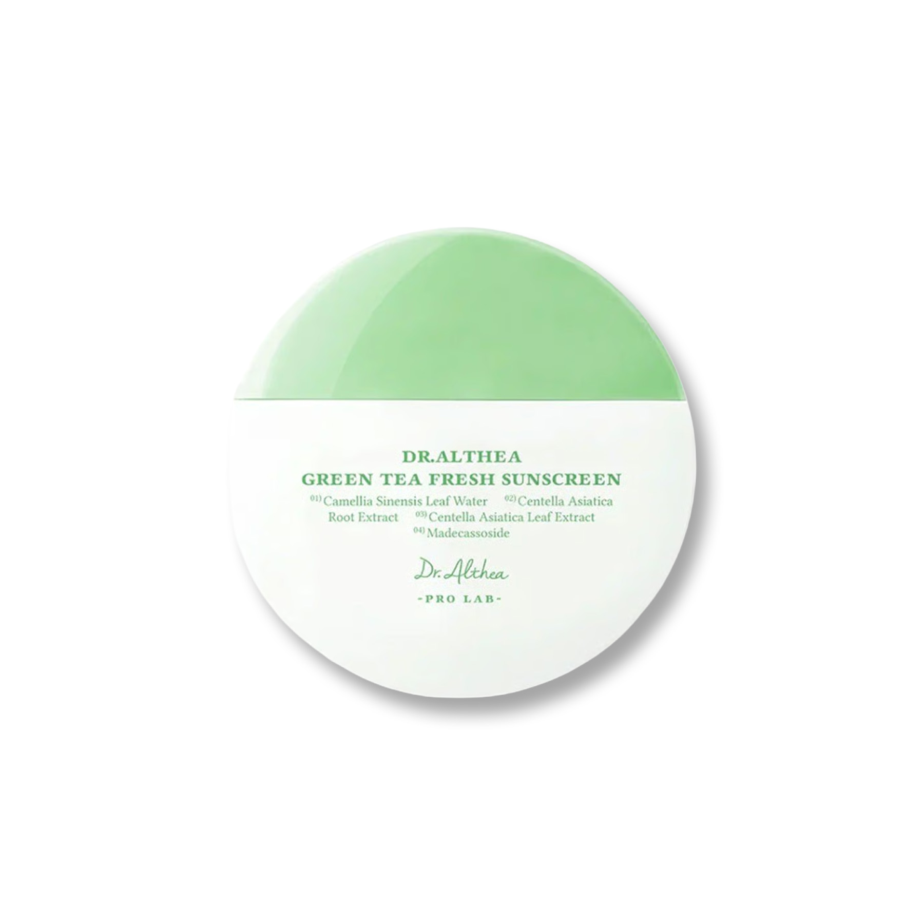 DR. ALTHEA Green Tea Fresh Sunscreen – svieža textúra bez bieleho filmu