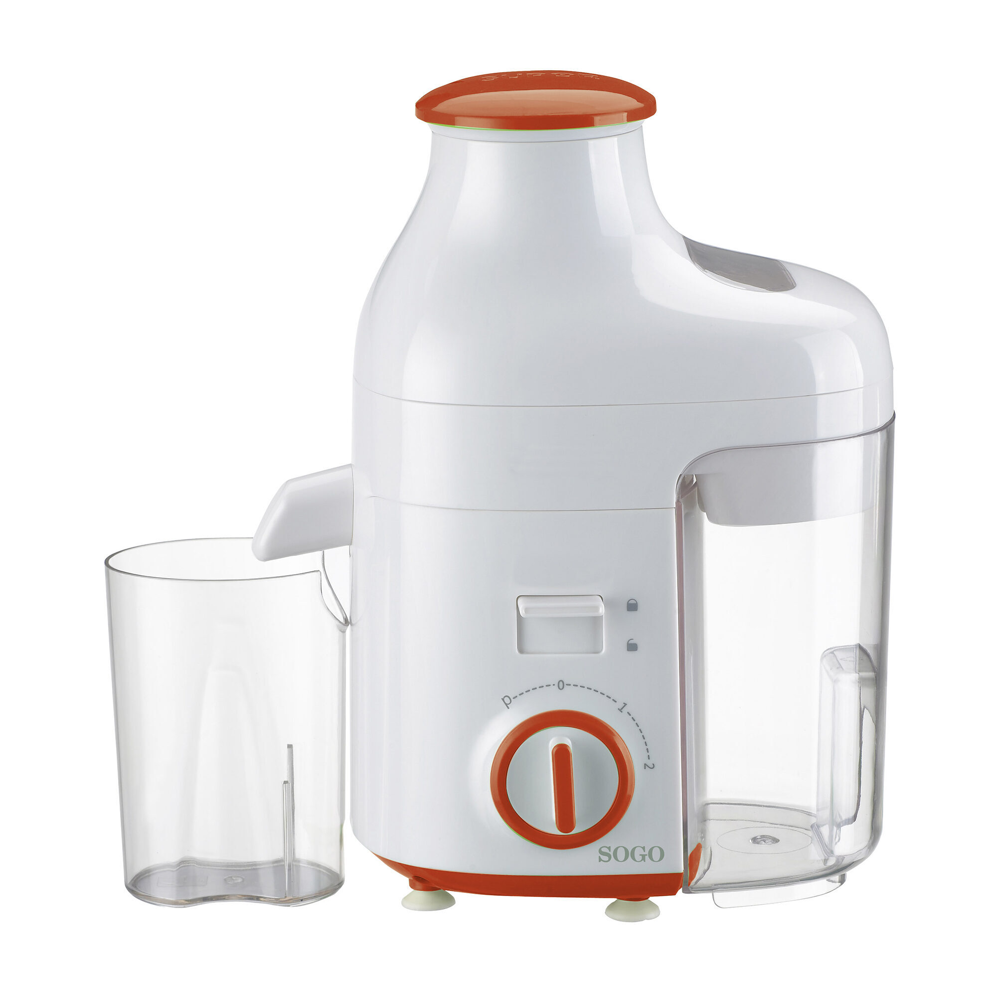 SOGO Multifunctional Juicer 300W - Orange - Efficient Fruit &amp; Vegetable Extractor