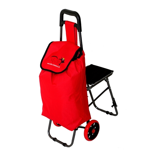 Mule Shopping Trolley-Red