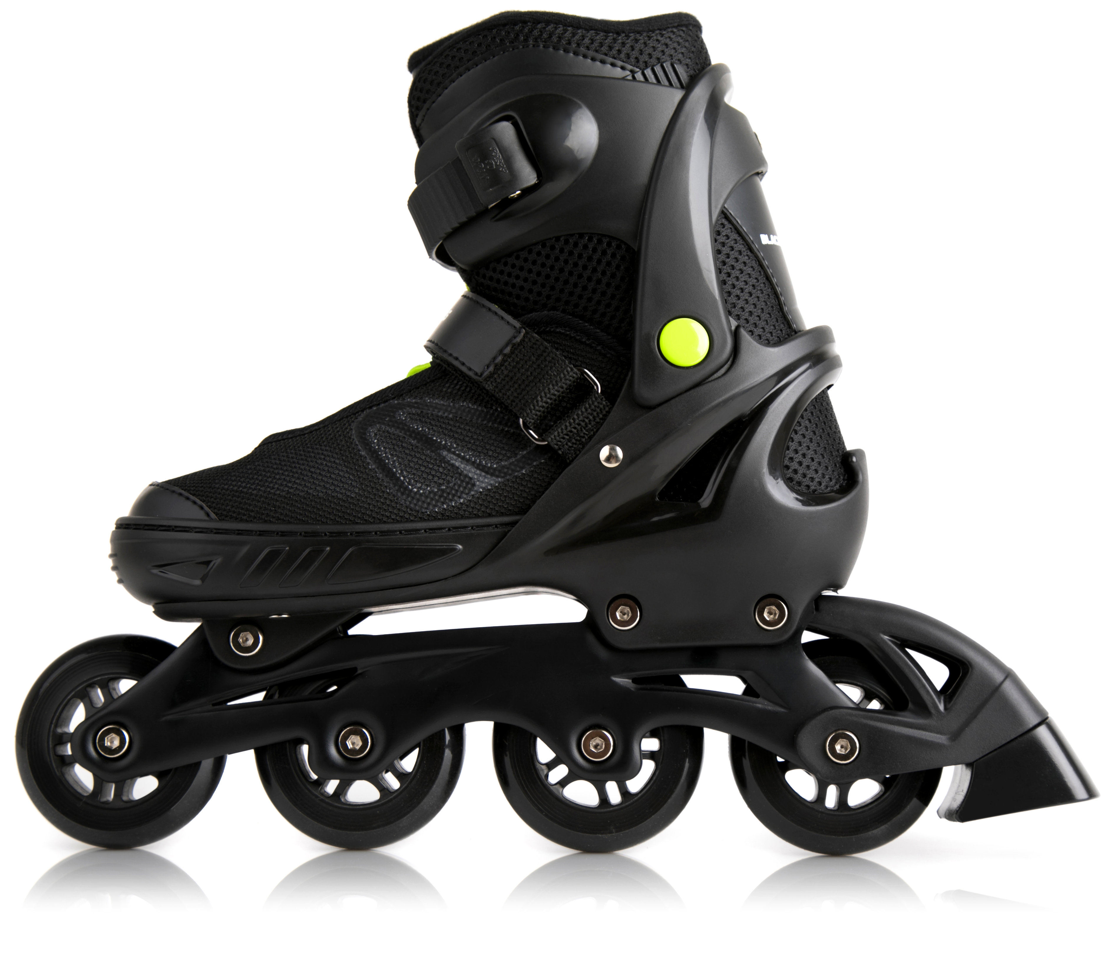 Patins À Roulettes Réglables Blackwheels Sonic Noir-vert Taille 37-40