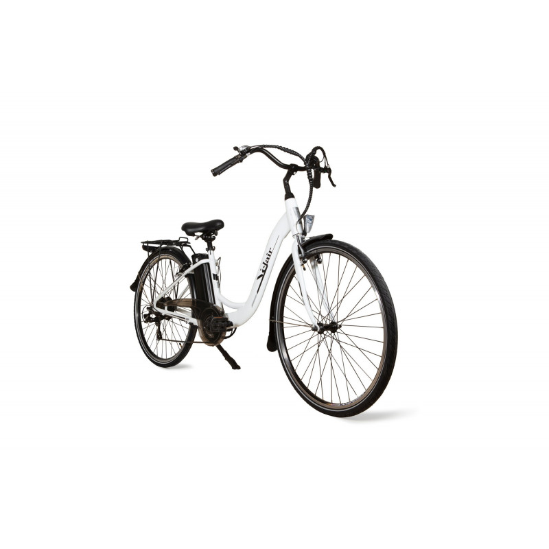 Vélo Électrique Velair City 250 W Blanc à Prix Carrefour