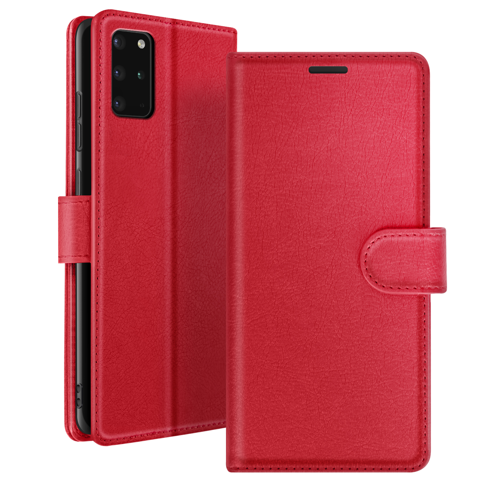 Custodia a portafoglio per Galaxy S20 Plus con supporto e linguetta magnetica