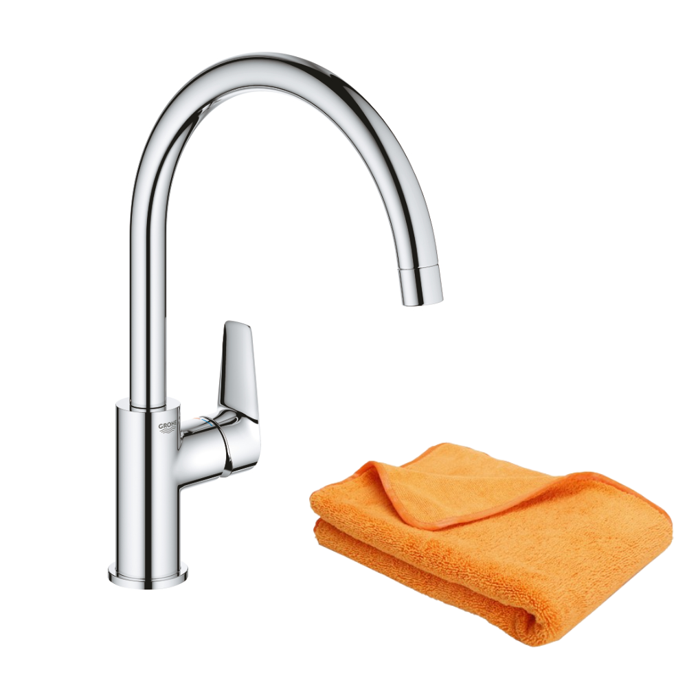 Ibergrif - Mitigeur Evier Monocommande, Robinet de Cuisine, Chromé