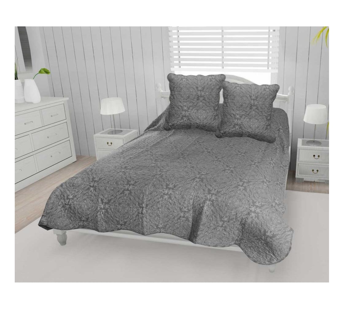 Couvre-Lit Matelassé Douceur D'Intérieur Joana 220x240 Cm - Jersey Microfibre Ultra Doux Et Confortable
