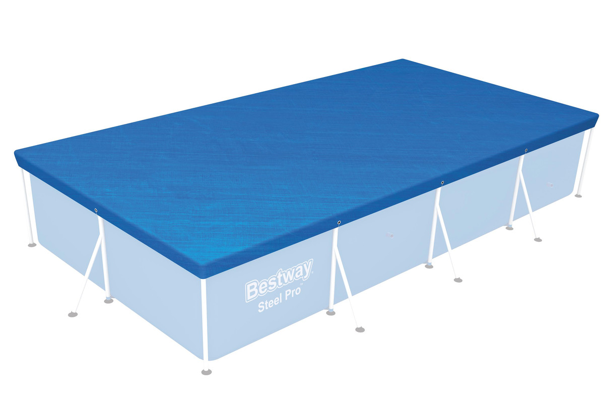 Bestway Above-Ground Pool Cover,Drawstring,Blue