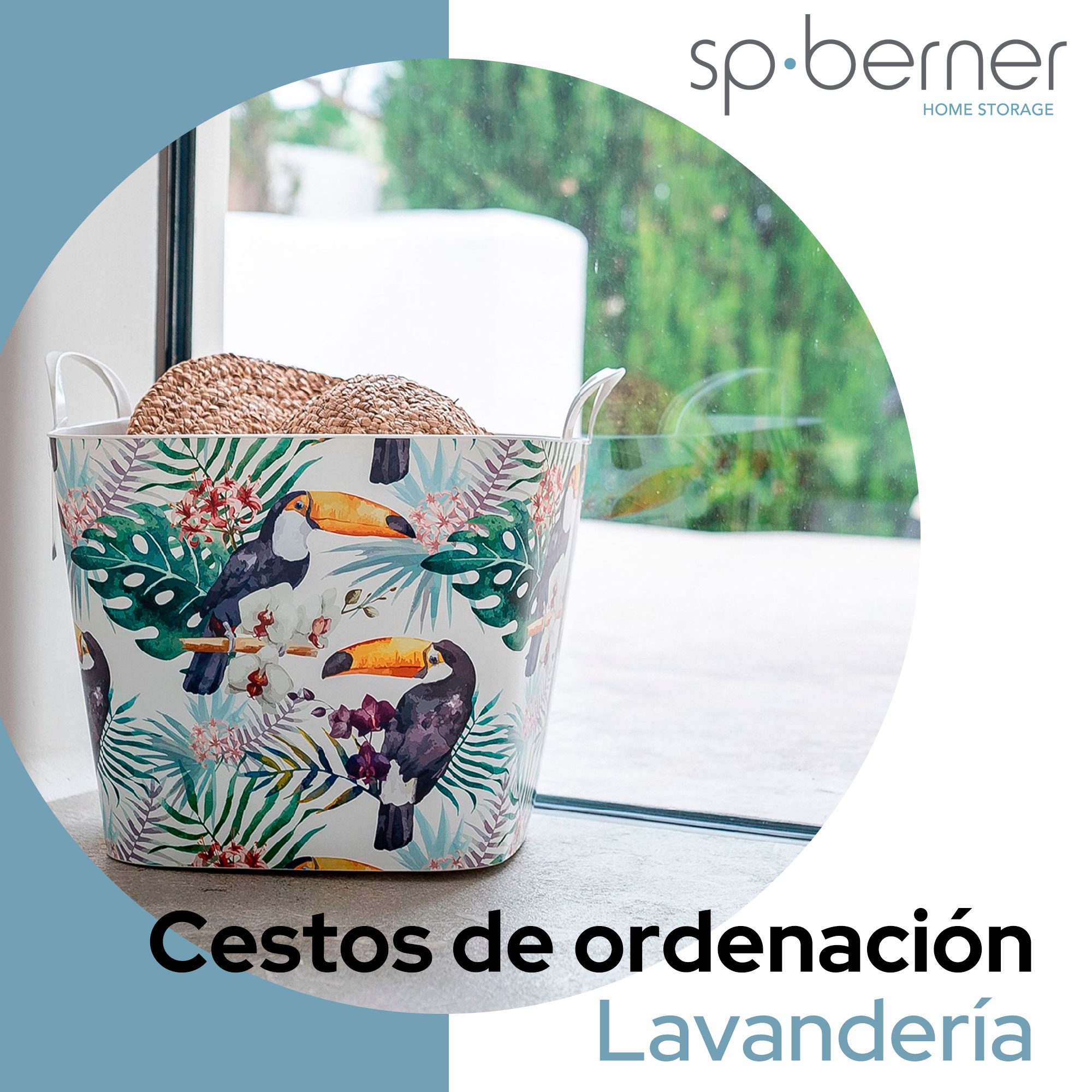 Panier À Linge Panier À Linge 58l Tucan 45,5x37x65
