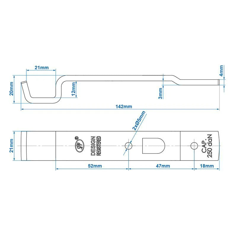 Gache Pour Fermeture Spp Z-05a