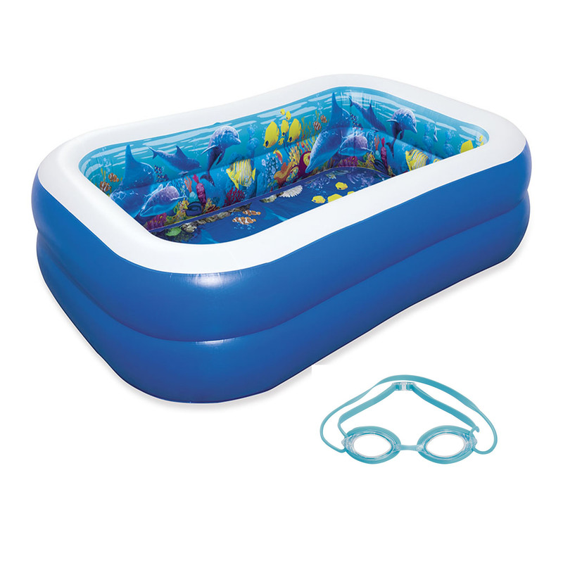 Bestway Inflatable Pool 51 Cmx175 Cmx262 Cm,3 Person,Blue