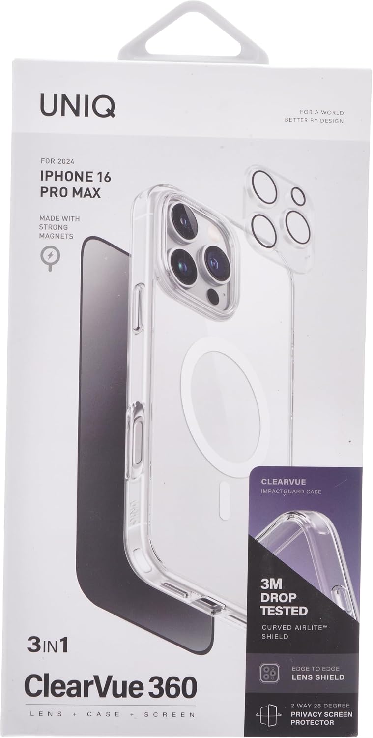 Uniq iPhone 16 Pro Max Back Cover Mobile Case